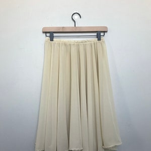Chiffon skirt cheap etsy