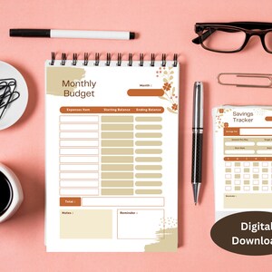 Monthly Saving Budget Planner, budget planner, budget template, budgeting printables, budget plan, monthly income, budgeting printable.