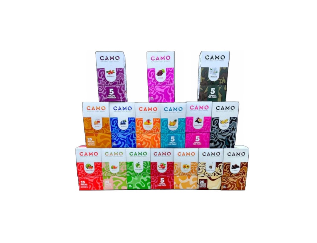 CAMO Self Rolling Herbal Tea Wraps 16 Flavors Etsy