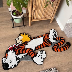 Calvin & Hobbes Handtufted Custom Rug