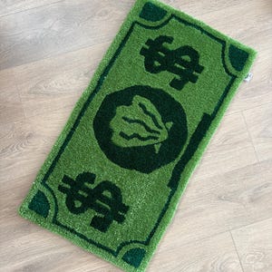 Mr Krabs Dollar Hand-tufted Custom Rug image 3