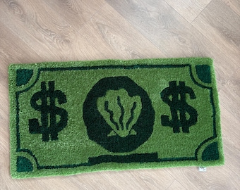 Mr Krabs Dollar Hand-tufted Custom Rug
