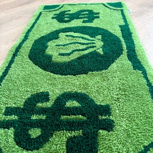 Mr Krabs Dollar Hand-tufted Custom Rug image 2