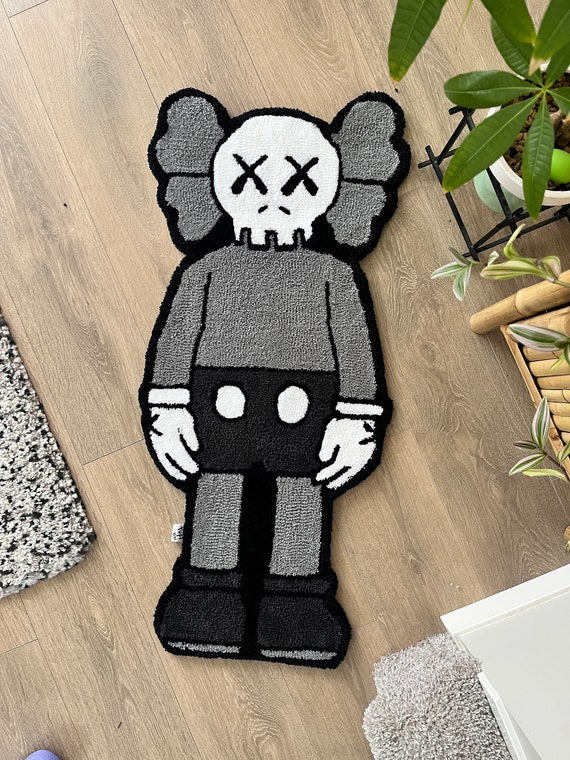 KAWS カウズ ダプルネ一ム スカジャン Lサイズ Kaws Handtufted Custom Rug - Etsy