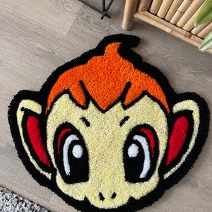 Chimchar Hand-tufted Custom Rug