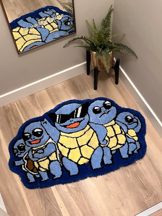 SQUIRTLE SQUAD TUFTED RUG
