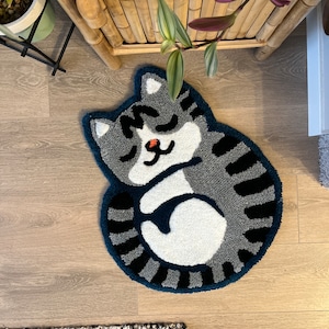 Cat Hand-tufted Custom Rug
