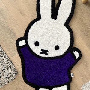 Miffy Bunny Handgetufteter benutzerdefinierter Teppich