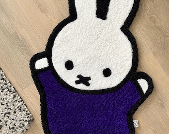Miffy Bunny Hand-tufted Custom Rug