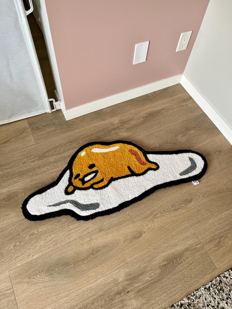 Goomba Tufted Rug Gudetama Handmade Tufted Rug - Etsy