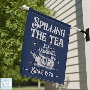 Funny Fourth of July Garden Flag: Patriotic Outdoor Home Decor
