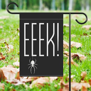 Spider Halloween Flag, Halloween Garden Flag, Minimalist Halloween Decor Outdoor, Halloween Garden Decor, Halloween Yard Decor, Fall Decor