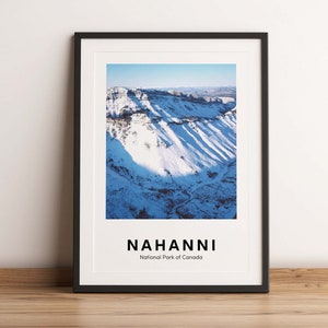 Nahanni National Park Print, Nahanni National Park Poster, Canada National Parks, Canada Travel Poster, Nahanni National Park, Nahanni