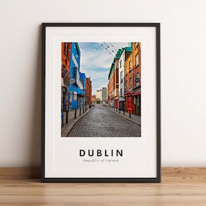 Dublin Travel Print, Ireland Travel Print, Dublin, Ireland, UK Travel Print, Dublin Poster, Dublin Print, Ireland Poster, Ireland Wall Art