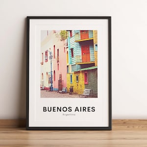 Buenos Aires Travel Print, Buenos Aires Travel Post, Argentina Print, Argentina Poster, Printable, Download