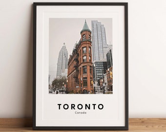 Toronto Travel Print, Toronto Travel Poster, Canada Print, Canada Poster, Toronto, Canada, Printable, Download