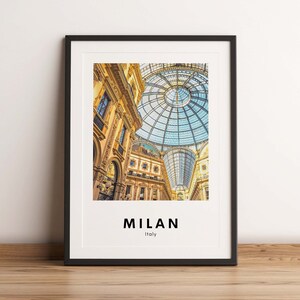 Poster de viagens de Milão, Impressão de viagens de Milão, Impressão de Itália, Poster de viagens de Itália, Europa, Impressão de viagens da Europa, para impressão, download