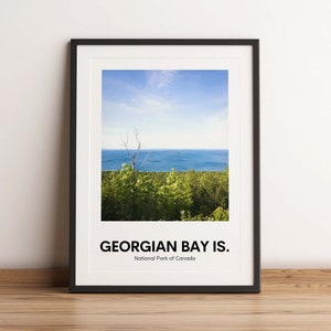 Georgian Bay Island National Park Print, Georgian Bay Island National Park Poster, Canada National Parks, Canada Travel Poster, Georgian Bay