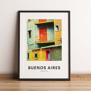 Buenos Aires Travel Print, Buenos Aires Travel Post, Argentina Print, Argentina Poster, Printable, Download