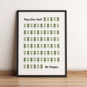 Disc Golf Print, Disc Golf Art, Disc Golf, Frisbee Golf, Frisbee Golf Print, Frisbee Golf Art, Disc Golf Gift, Frisbee Golf Gift