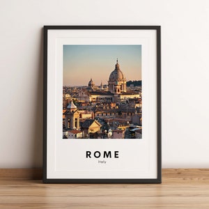 Rome Poster, Rome Italy Travel Poster, Italian Art, Europe