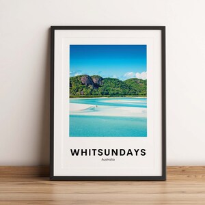 Whitsundays Downloadable Art Print, Whitsundays Travel Poster, Whitsundays Islands Wall Art, Photography, Digital Download, Printable