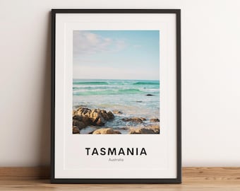 Tasmania Ocean Photography Print, Coastal Australia Wall Art (Digital Download)