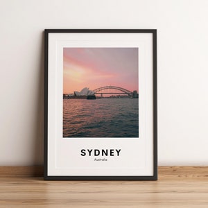 Sydney Art Print, Sydney Travel Poster, Sydney Wall Art, Australia Print, Sydney Photo, Bondi Beach, Bondi Print,Digital Download, Printable