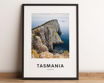 Cape Huay Tasmania Photo Print, Australia Travel Poster (Digital Download)