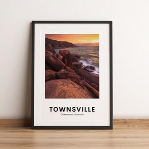 Townsville Print, Australia Travel Print, Australia Wall Art, Ocean Photography, Townsville Poster, Townville, Digital Download, Printable