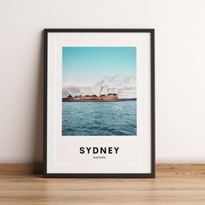 Sydney Art Print, Sydney Travel Poster, Sydney Wall Art, Australia Print, Sydney Photo, Bondi Beach, Bondi Print,Digital Download, Printable