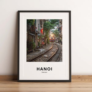 Hanoi Print- DIGITAL DOWNLOAD, Vietnam Travel Poster, Vietnam Wall Art, Hanoi Travel Poster, Printable