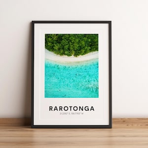 Rarotonga Print Digital Download, Rarotonga Travel Poster, Rarotonga Wall Art, Rarotonga, Rarotonga Photo, Pacific Islands, Printable