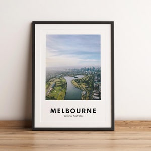 Melbourne Art Print, Melbourne Travel Poster, Melbourne Wall Art, Melbourne Photography, Australia poster, Digital Download, Printable