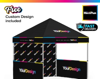 Custom Printed 10x10 Advertising Tent | Business Tent | Event Tent | Trade Show Tent