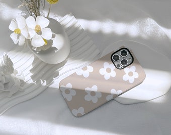 Simple floral rétro pour iPhone, personnalisé pour iPhone, téléphone, iPhone 15 14 13 12 11, coque Pro Max, Phone XS Max 14 Plus 7 8