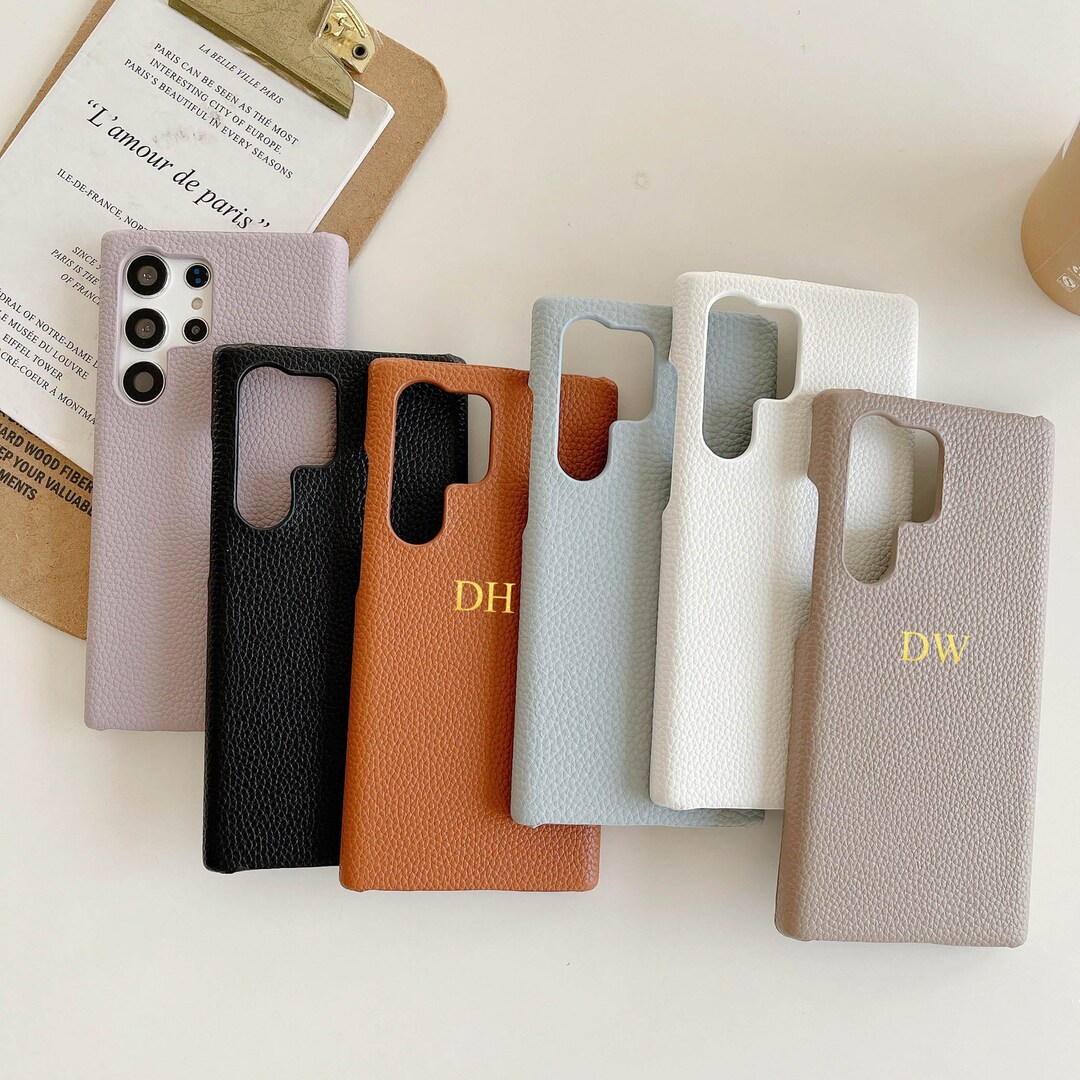Samsung S23 Ultra Leather Case for S20/ S21/s22/note20, Personalized