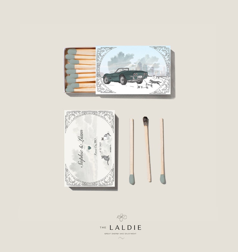 Unique Matchbox Boxes for Weddings Parties and Special Etsy