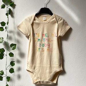It&#39;s me Hi I&#39;m the baby Onesie® - Baby Announcement Onesie, It&#39;s me Hi Im the baby Bodysuit, Im the baby Toddler Tshirt, Baby Shower Gift