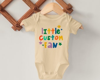 Little Custom Fan Onesie®- Personalized Bodysuit, Custom Toddler Shirt, Custom Gift for a Fan, Retro Style Design Bodysuit, Harry Bodysuit