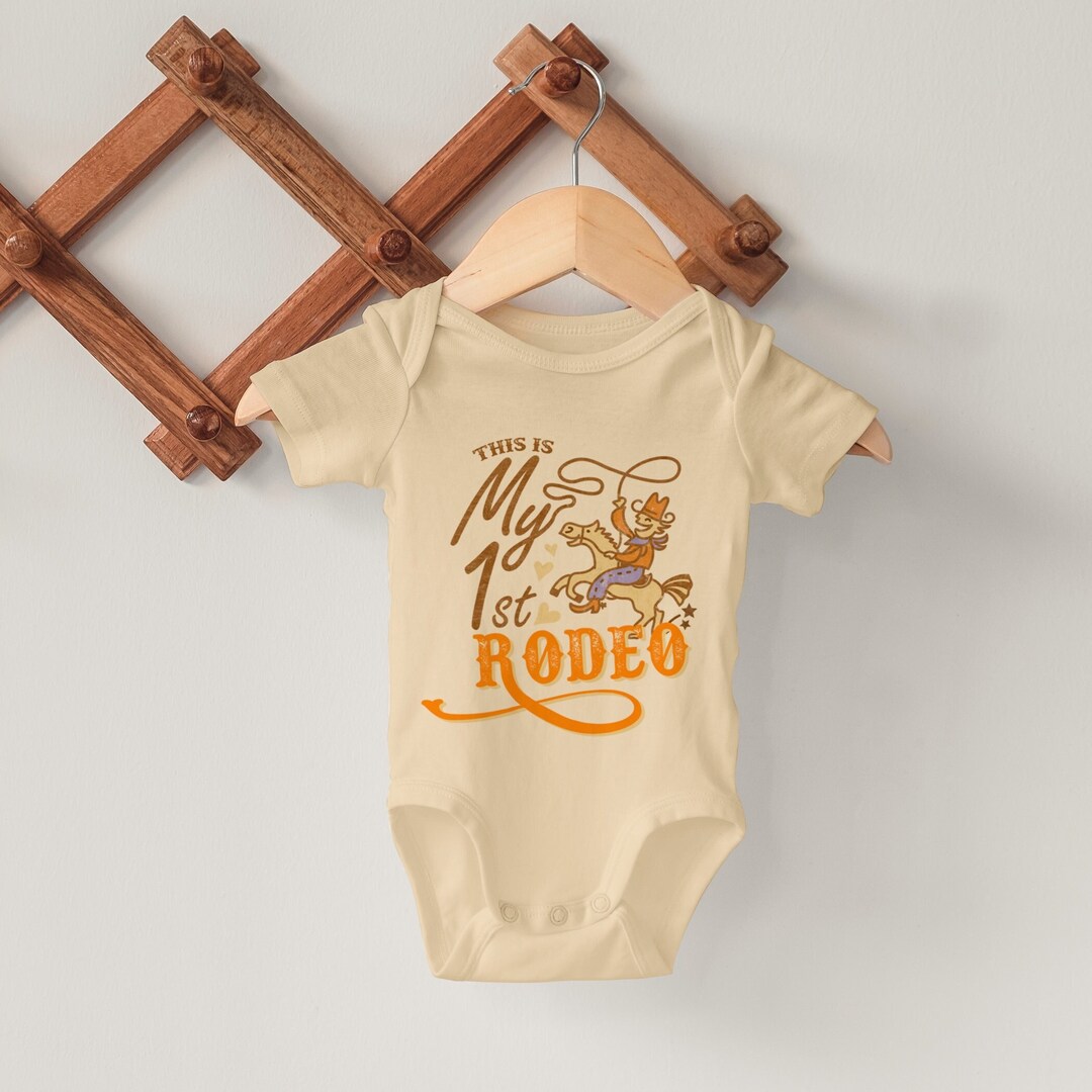 This is My First Rodeo Onesie®- Horse Rodeo Baby Bodysuit, Cute Rodeo ...