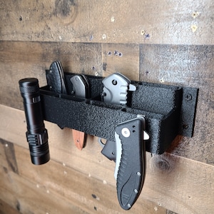 Pocket Knife Wall Mount Display Holder, Kershaw, spyderco, gerber