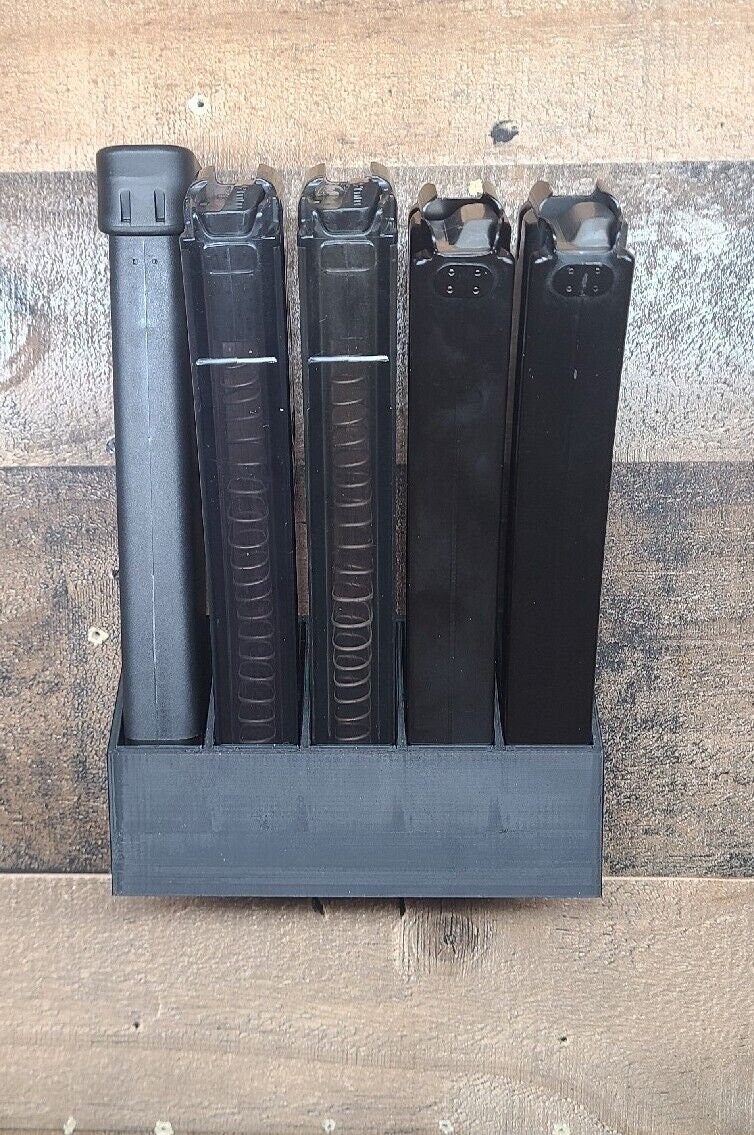 MP5 / 9mm Magazine Wall Mount – Holds 5 Magazines - Etsy