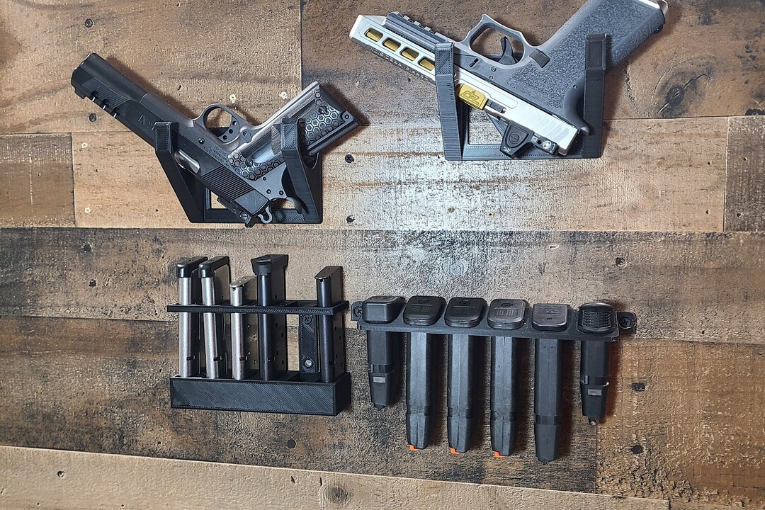 Universal Pistol and Magazine Wall Mount Combo Etsy