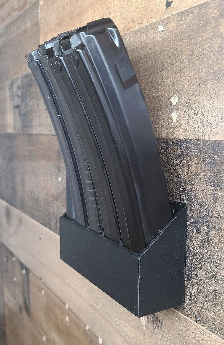 MP5 / 9mm Magazine Wall Mount – Holds 5 Magazines - Etsy