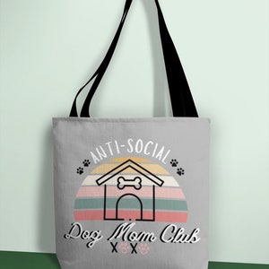 Retro Dog Mom Png, Retro Dog Momma Png, Retro Anti-Social Club Png, Retro T-Shirt Design, Dog Mom Png, Dog Momma Png, Anti-Social Png image 3