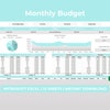 Annual Budget Spreadsheet for Excel, Budget Template, Bill Calendar ...