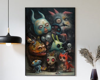 Critters – Series of (4) Posters