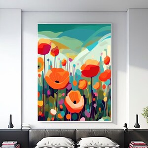 Field of Flowers – Series of (4) Posters