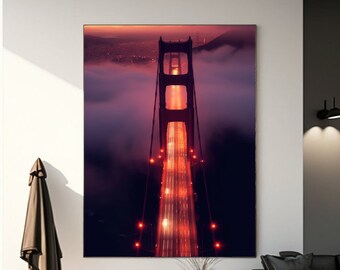 Golden Gate Bridge – Series of (4) Posters